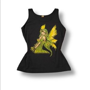 VINTAGE THE MOUNTAIN AMY BROWN FAIRY TANK TOP